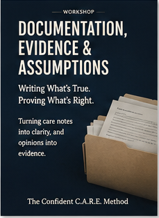 documentation evidence assumptions workshop cover