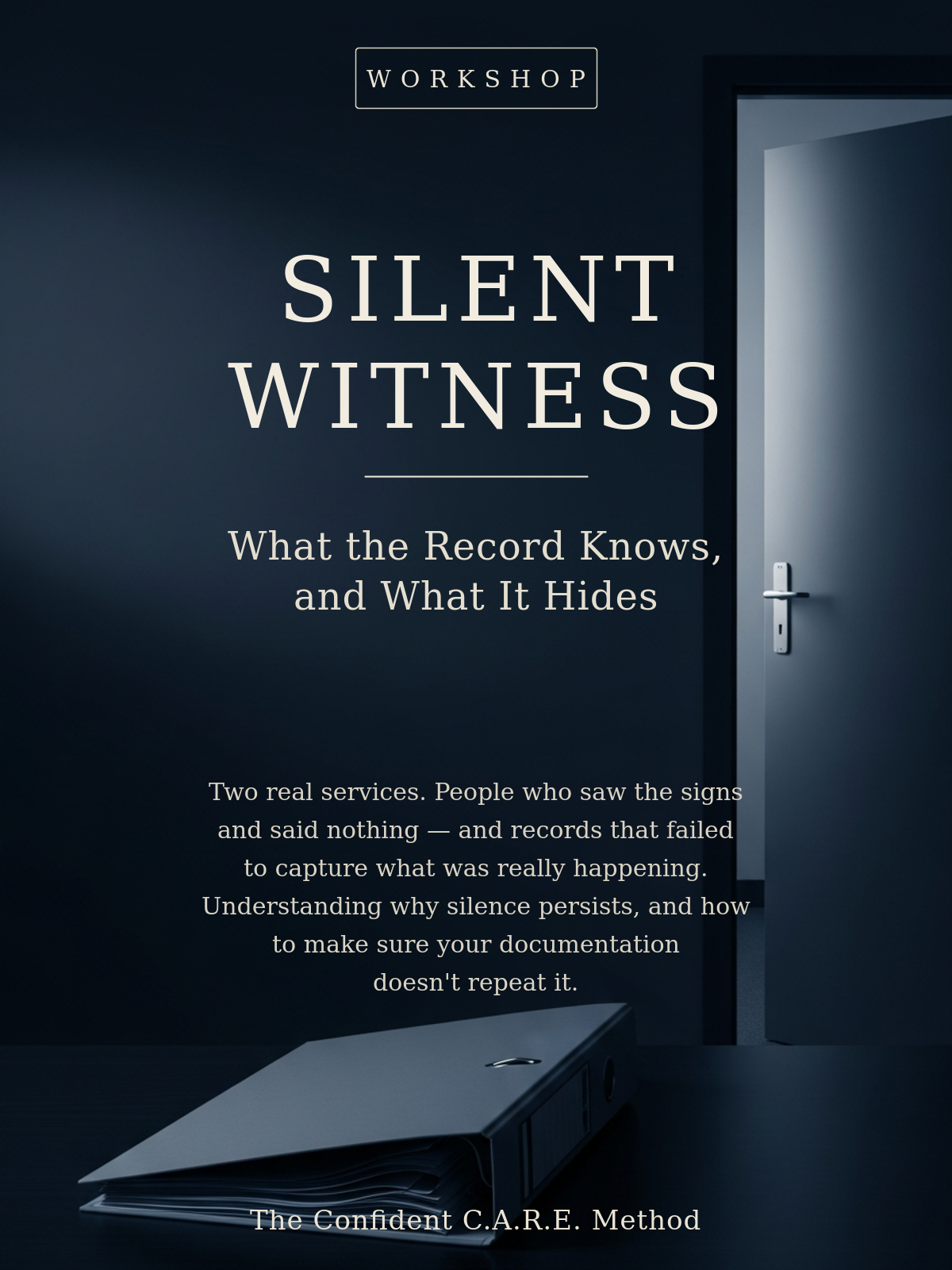 silent witness workshop cover
